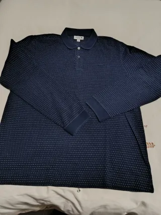 Polo Lacoste manga larga caballero