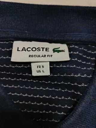 Polo Lacoste manga larga caballero