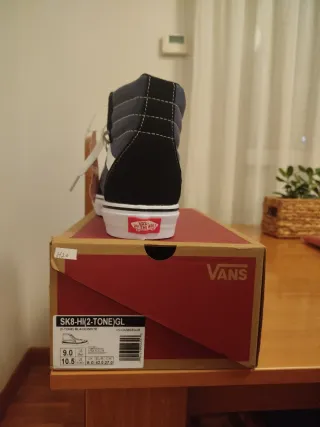 Zapatillas Vans Sk8-Hi Negras y Azul