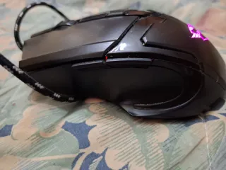 Ratón Gaming Trust GXT 105 pizza Negro y con luces