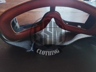 Occhiali da moto vintage lenti trasparenti