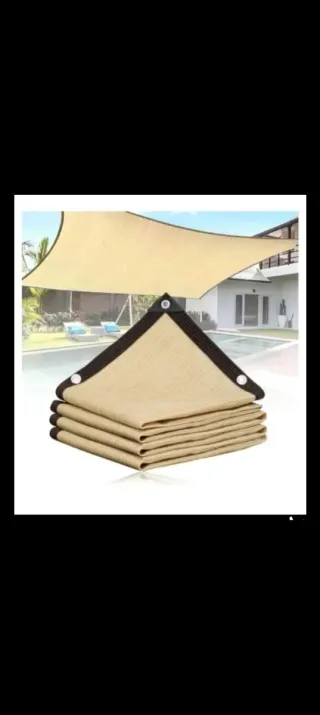 Toldo exterior beige