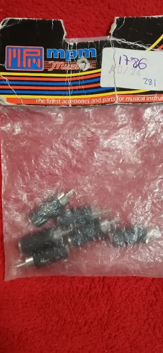 Adaptador Audio RCA Macho MPM Negro