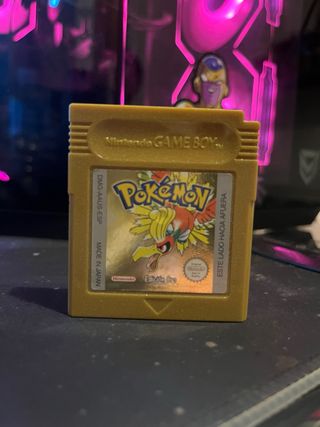 Cartucho Pokémon Edición Oro Game Boy