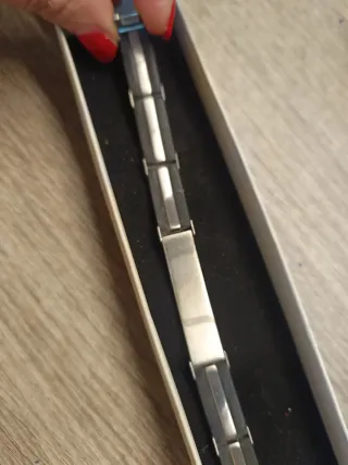 Bracciale uomo oro e argento