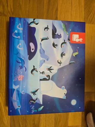 Puzzle Janod Pingüinos 8 Sorpresas 20 Piezas