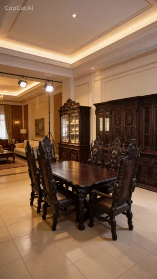 Comedor de leones tallado