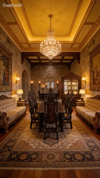 Comedor de leones tallado