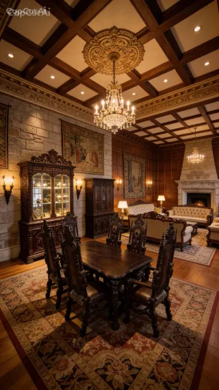 Comedor de leones tallado