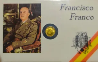 Carnet y Moneda Conmemorativa Francisco Franco