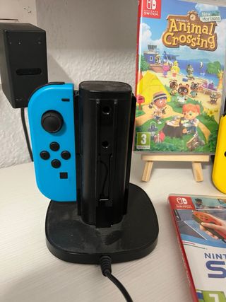 Nintendo Switch Azul/Amarillo + Juegos