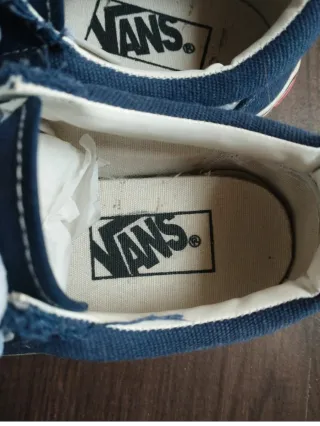 Zapatillas Vans Azul y Blanco