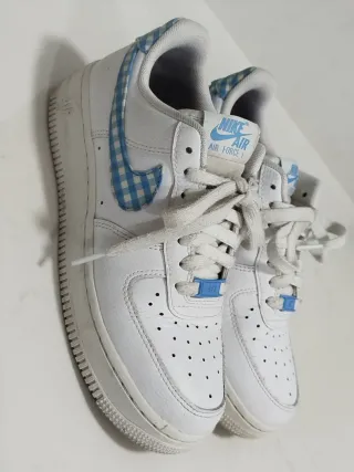 Nike Air Force 1 Chica Azul/Blanco