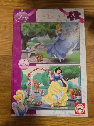 2 Puzzles Princesas Disney 20 Piezas