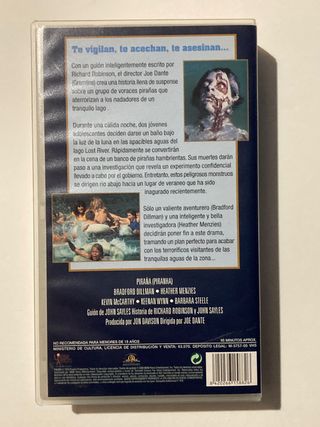 VHS PAL ESPAÑA  ►►► PIRAÑA (1978) - Joe Dante