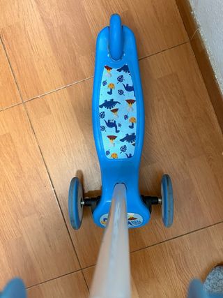 Patinete infantil 3 ruedas azul