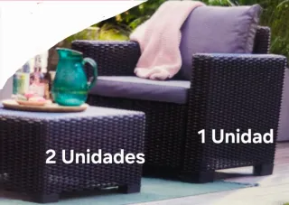 Sillón con dos Mesas ALLIBERT - KETER [ NUEVO ]