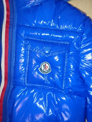 Chaqueta Moncler Azul Brillante