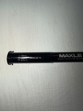 Eje Maxle Rock Shox 15x1.5 158mm
