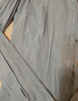 Blusas mujer azul y blanco