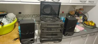 Mikoshi M-380 Tocadiscos Radio Cassette