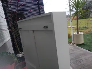 Cajón bajo cama Ikea madera blanco