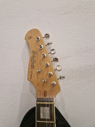 Guitarra zurda Harley benton Ja-60+ampli+funda