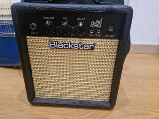 Guitarra zurda Harley benton Ja-60+ampli+funda