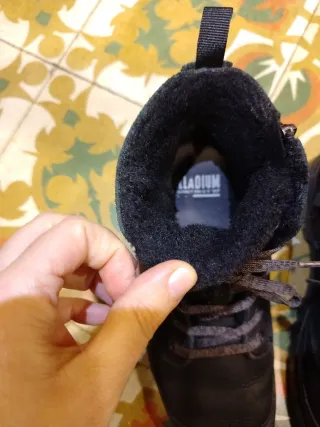 Botas Palladium Piel negra