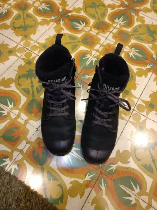Botas Palladium Piel negra