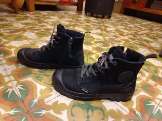 Botas Palladium Piel negra