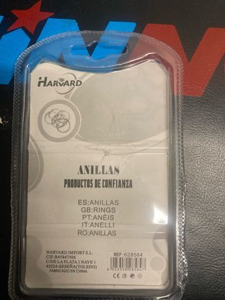 Anillas Harvard 8uds 25mm