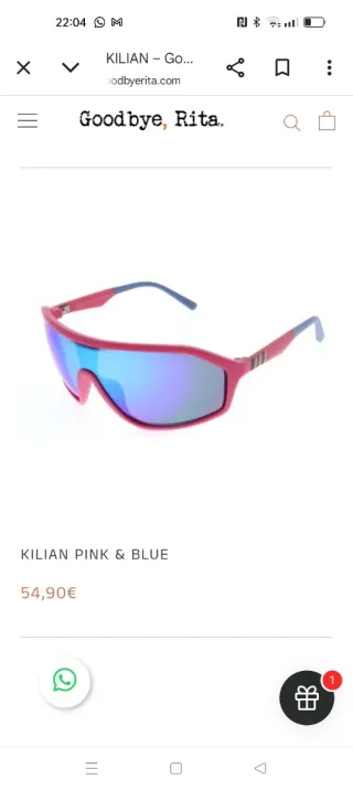 Gafas de sol Goodbye Rita Pink & Blue