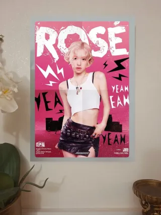 Quadro rose blackpink