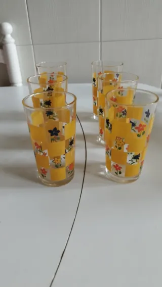 Lote 6 vasos florales