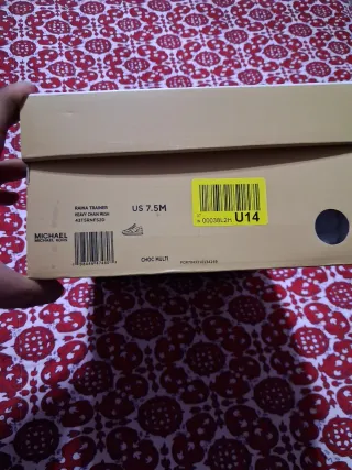 Michael Kors Bambas Doradas y Blancas