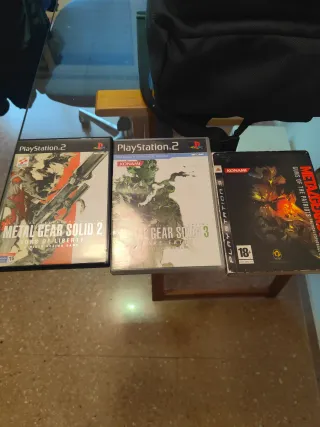 Metal Gear Solid 2, 3 y 4 PS2/PS3