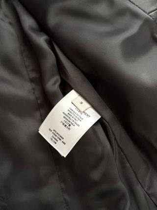 Cazadora Piel Negra XS-S