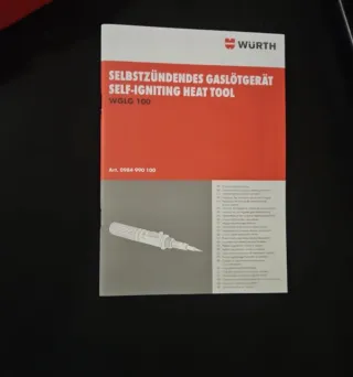 Soldador de gas Würth WGLG 100