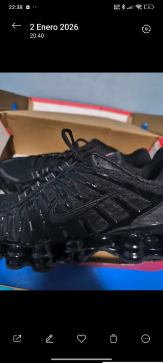 Zapatillas Nike Shox TL Negras