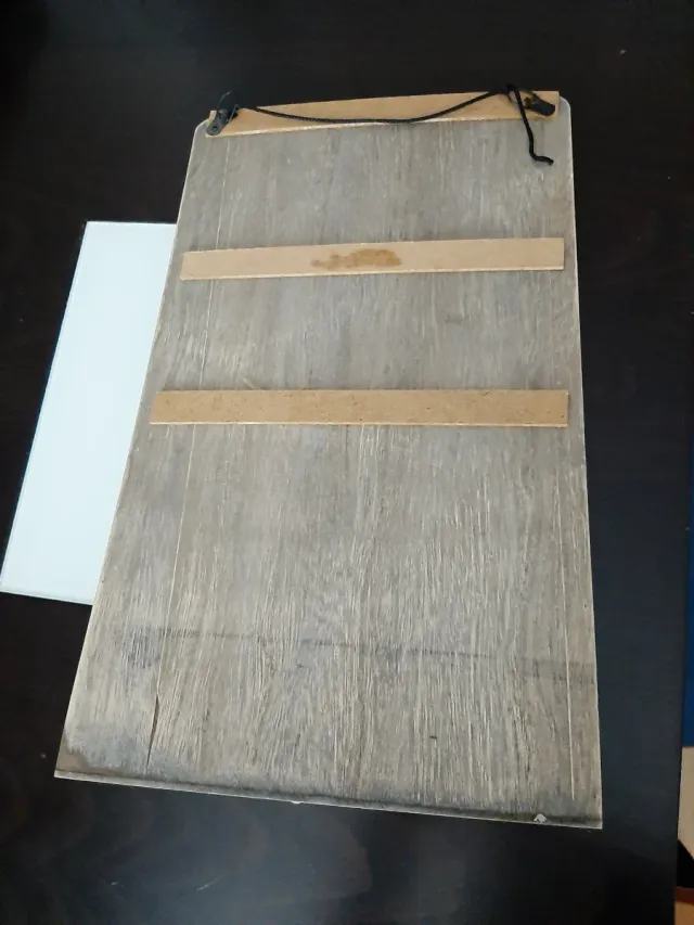 Colgador llaves y porta cartas madera