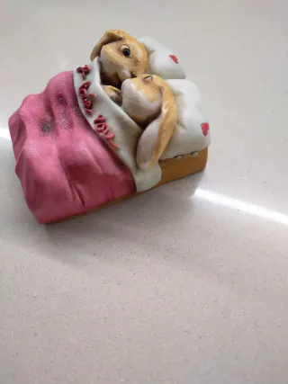 Soprammobile topolini innamorati
