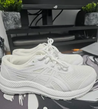 Zapatillas de deporte ASICS blancas para niño