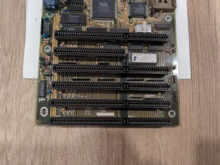 Placa base 386 SX-J con micro AMD SX 33 MHz