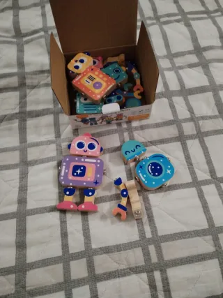Robots de Madera para Montar
