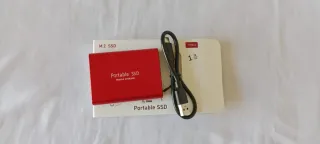 SSD Portátil 1TB USB 3.1 Tipo-C Rojo