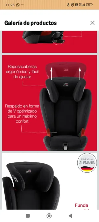 Silla coche Britax Römer 15-36 kg  TENGO DOS SILLA