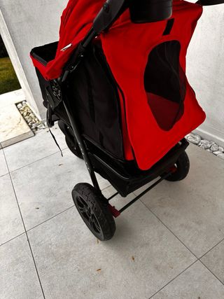 Passeggino 3 ruote per cani 2 in 1