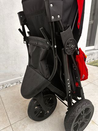 Passeggino 3 ruote per cani 2 in 1