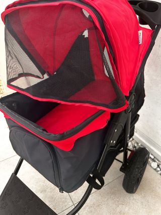 Passeggino 3 ruote per cani 2 in 1